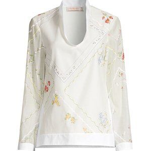 Tory Burch Handkerchief Embroidery Tunic, Size 2